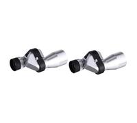 Hemobllo 2pcs Optical Mini Telescope Aluminum Alloy Adjustable Focus Monocular for Star Gazing and Travel