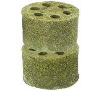 Hemobllo 2pcs Organic Timothy Hay Teething Toy for Rabbits Bunny Chew Toys Pet Comforting Chewing Playthings