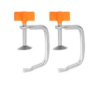 Hemobllo 2pcs Pasta Machine Clamp Replacement Noodle Maker Clamp Adjustable Pasta Maker Clip PP Iron Red Secure Attachment Easy Installation Kitchen Random Color