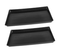 Hemobllo 2pcs Pet Tray for Birds and Dogs Bottom Tray for Birdcage Dog Crate and Bunny Potty Easy to Clean for Indoor and Outdoor Use