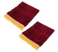 Hemobllo 2pcs Piano Keyboard Cover Velvet Dust Protection Cloth for Instrument Keys Space-saving Home Use