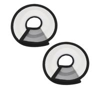 Hemobllo 2pcs Plastic Pet Rat Collar for Small Pets Anti-bite Feature, Versatile Use for Period and Daily Use, Lightweight Elizabethan Collar for Guinea Pigs and Parrots