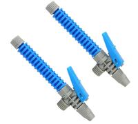 Hemobllo 2pcs Plastic Spray Nozzles with Handle Grip, Leak-Proof Sprayer Replacement for Garden Hose, Connects to Standard Hose, for Gardening and Lawn Care Random Color