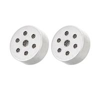 Hemobllo 2pcs Professional Condenser Microphone Core Alloy Cartridge with 16mm Diaphragm for Recording Setups and Devices, Easy Installation and Enhanced Portability for Live Streaming