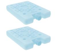 Hemobllo 2pcs Reusable Pe Ice Packs for Lunch Boxes, Rapid Cooling Freezer Packs for Cooler Box, for Perishable Goods and Everyday Use