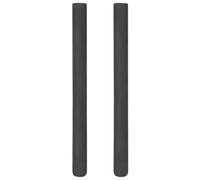 Hemobllo 2pcs Silicone Drumstick Caps, Black Drum Stick Covers, Mute Head Protectors, Replaceable, Quick Bounce Back, for Drumstick Playing the Drum
