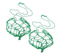 Hemobllo 2pcs Soccer Ball Training Nets for Youth Football Practice, Green Football Kick Trainer Net for Solo Dribbling and Passing Skills, Soccer Training Equipment