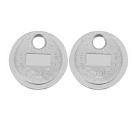 Hemobllo 2pcs Spark Plug Gaps Gauge Tool Wire-type Ignition Gap Feeler Carbon Steel round Metric Inch Measure Automotive Engine Calibration Tool