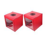 Hemobllo 2pcs Spooky Surprise Lottery Box with Slot for Voting Donation and Charity Events Thrilling Game Container for Fundraising and Organization User Friendly Storage Bin for Raffles