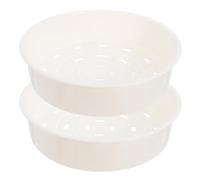 Hemobllo 2pcs Steam Basket for Cooking Made of Sturdy Pp with Stable Display and Easy to Clean Features, for Steaming Crab and Shellfish in Kitchen Or Hotel Use