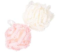Hemobllo 2pcs Supple Bath Ball Rich Foaming Shower Loofah Bath Scrubber for Body Cleaning for Shower Exfoliating
