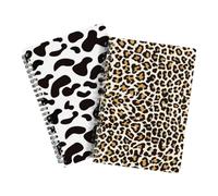 Hemobllo 2pcs Thickened Coil Notebooks Multi-functional Spiral Notepads for Recording Messages with Polypropylene Cover and Paper Sheets, for Office and Daily Life Use
