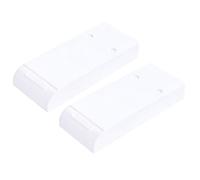 Hemobllo 2pcs under Desk Adhesive Pencil Box with Invisible Drawer Design, Abs Material, Space Saving Storage Container for Notes and USB Cables, for Office and Classroom Organisation