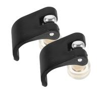 Hemobllo 2pcs Universal Trekking Pole External Lock Handle Nuts Accessories Black Mountaineering Pole Buckle for Outdoor Climbing and Hiking Gear