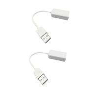 Hemobllo 2pcs USB Audio Adapter Cable for Notebook Computer 7.1 Surround Sound Speaker Box