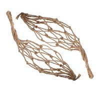 Hemobllo 2pcs Vintage Macrame Wine Bottle Tote Bags Decorative Rope Carrier for Wine Jars Travel and Home Storage for Bars and Restaurants