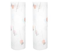 Hemobllo 2pcs Washable Bamboo Paper Towels Thickened Geometric Pattern Reusable Kitchen Cleaning Cloths Multi-Function Dish Wash Accessory for Household Use