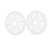 Hemobllo 2pcs Washing Machine Spin Cap Cover Plastic White Easy to Install Speeds up Drying Dehydration Barrel Replacement Part for Laundry Appliances