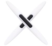 Hemobllo 2pcs White Silicone Car Door Edge Guards Anti-door Slam Bumper Protectors Anti-static Function for Vehicle Door Trim Protection