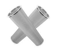 Hemobllo 2pcs Wide Mouth Mason Jar Cold Brew Coffee Filter, 304 Stainless Steel Reusable Mesh Strainer for Iced Coffee and Tea, 8x15cm Cone-shaped Infuser for Cold Brew Accessories