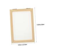 Hemobllo 2pcs Wooden DIY Paper Making Screens for Pine Wood Craft Frames for Handmade Paper Educational Parent Activity Traditional Crafting Tools