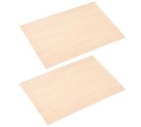 Hemobllo 2pcs Wooden Drawing Boards for Printmaking and Wood Carving Smooth Surface, Beige Wood Material, for Professional Artists and Beginners, Enhancing Creative Integration and Work
