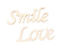 Hemobllo 2pcs Wooden English Alphabet Wall Decor Stickers for Home and Office Unique DIY Ornaments for Living Room Wall Adornment and Creative Decor