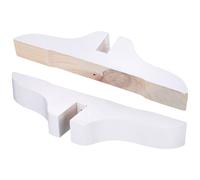 Hemobllo 2pcs Wooden Room Divider Base Feet for Home and Office, Sturdy Support with Scratch-prevention, Sl nd Elegant Design for Folding Screen Stands