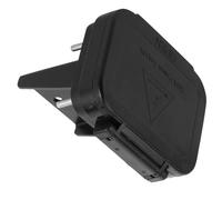 Hemobllo 2set Quick Disconnect Plug Mounting Plate with Dust Cover Flush Mount Battery Socket Panel for Trucks Suvs Boats