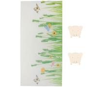 Hemobllo 3 Pcs Anti-splashing Board Litter Pan Pee Shields Easy to Clean Pvc Splash Guard Shape 17.68x10.22x0.04in DIY Cat's Litter Tray Pet Cats Home Cat Toilet Supply