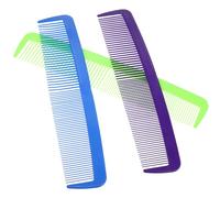 Hemobllo 3 Pcs Giant Comb Prop for Halloween Carnival Party Favors Oversized Plastic Decorative Hair Styling Prank in Green Blue Purple Safe and Easy to Clean Large Comb for Festive Events