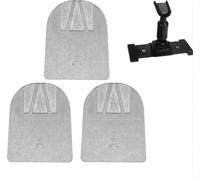 Hemobllo 3 Pcs Rear View Mirror Mount Kit, Universal Metal Rearview Bracket Aluminum, Dash Cam Mount Base Replacement for Car Window, Compatible with Rear View Mirror Adhesive
