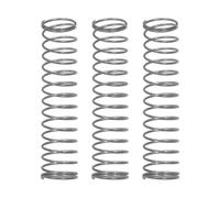 Hemobllo 3 Pcs Silver Trumpet Button Springs Set, Sturdy Small Piston Accessories for Brass Instruments, Replacement Trumpet Button Fittings for Band and Orchestra Use