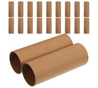 Hemobllo 30 Pcs Cardboard Tubes for Crafts - 11x4cm Thick Kraft Paper Rolls - Empty Toilet Roll Tubes Blank Cylinders for Kids Art, School DIY Projects & Kindergarten Classroom Supplies (Brown)