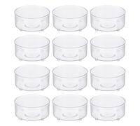 Hemobllo 30pcs Acrylic Reptile Bowls Food and Water Dishes with Deepened Design to Prevent Worm Escape for Household Snakes and Geckos