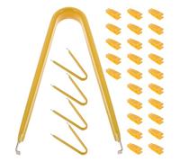 Hemobllo 30pcs Auto Fuse Extractor Tool Set with Yellow Mini Fuse Pullers and Relay Pullers for Cars and Trucks for Fast Removal