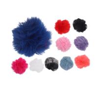 Hemobllo 30pcs Lavalier Microphone Wind Screen Mic Cover Noise Reduction for Outdoor Use Microphone Furry Windscreen Muff for Streaming and Podcasting