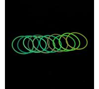Hemobllo 30pcs Silicone Rubber Bands Fine Silicone Bracelet Glow in The Dark Stylish Design Hair Ties for Girls and Women Hold and Fix Hairstyle Random Color