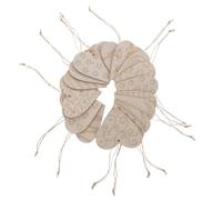 Hemobllo 32pcs Unfinished Wood Hearts Heart-Shaped Wood Chips with Unique Engraving Design Portable Versatile Decorating Solution Beige for Wedding Valentines Day Christmas Hanging