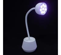 Hemobllo 360 Degree Bendable LED Nail Lamp for Gel Nails with Unique Shaped Abs and LED Material 24w Powerful UV Light