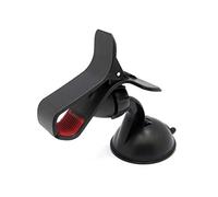 Hemobllo 360 Degree Car Phone Holder for Dashboard and Windshield, Adjustable Angle Plastic Mount Cradle Fits Phones and Gps to 3.7 Inches Wide, Black Car Mount for Secure Navigation
