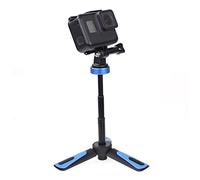 Hemobllo 360degree Portable Phone Tripod Stand for Mobile Camera Adjustable Flexible Holder Rotation Triangle Bracket for Desktop Use