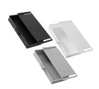 Hemobllo 3pcs Adhesive Under-desk Pencil Organizer Drawer Set Lid, Hidden Stationery Storage Box for Office Supplies and Sundries, Dustproof Office and Kitchen Cabinet Organizer Random