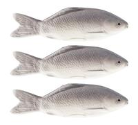 Hemobllo 3Pcs Artificial Fake Fish, Looking Real Fish Sea Model for Kids Toy Food Display Food Photography Prop Kitchen Decoration