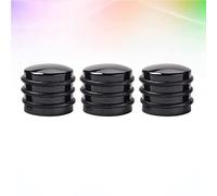 Hemobllo 3pcs Black Volume Control Knobs for Guitar and Bass Dome Knobs Easy Installation Replacement Parts for Electric Instruments