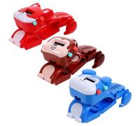 Hemobllo 3pcs Deformable Pet Shaped Watch with Abs Material and Lightweight Design, for Boys and Learning Time, Stylish and Fun Wrist Watch for Everyday Wear