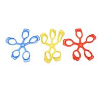 Hemobllo 3Pcs Finger Exerciser Rubber Hand Trainer for Guitar Practice, Relieves Finger Soreness and Improves Independence, Portable for Use Anytime Anywhere