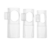 Hemobllo 3pcs Flute Aid Mouthpiece Set for Bamboo Dizi Flute in C, D, E, F, General Blowing Trainer Accessory for Beginners and Players