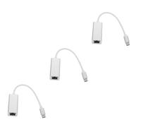 Hemobllo 3pcs Gigabit Ethernet Adapter USB Type-c Network Converter Adapter for Laptop Usb-c Wired Network