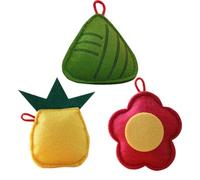 Hemobllo 3pcs Interactive Felt Catnip for Cats, Adorable Plush Cat Bite That Reduce Bad Biting Behaviour, for Kittens Play and Chewing